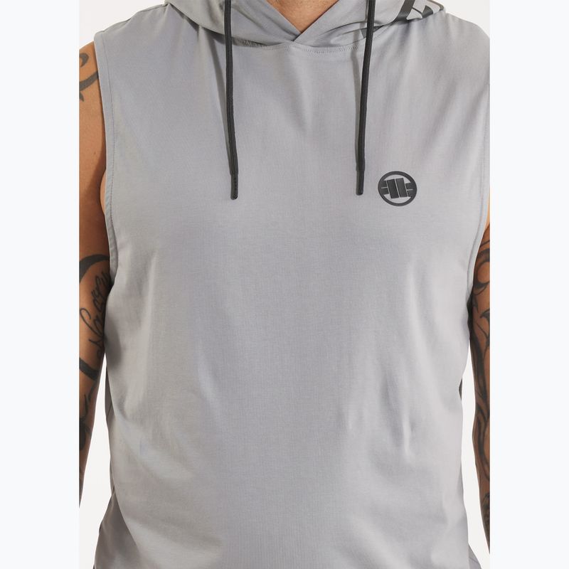 Vyriškas tank topas Pitbull Mercado Hilltop Hooded Sleeveless grey 5