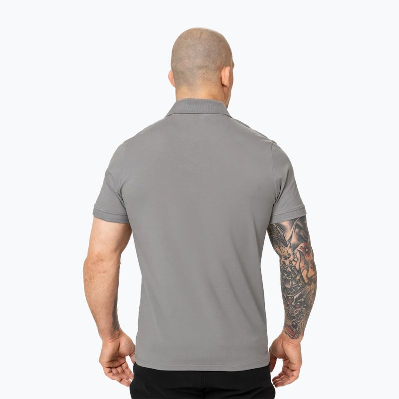 Vyriški polo marškinėliai Pitbull Polo Jersey Small Logo grey 3
