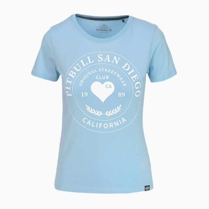 Moteriški marškinėliai Pitbull Heartie light blue