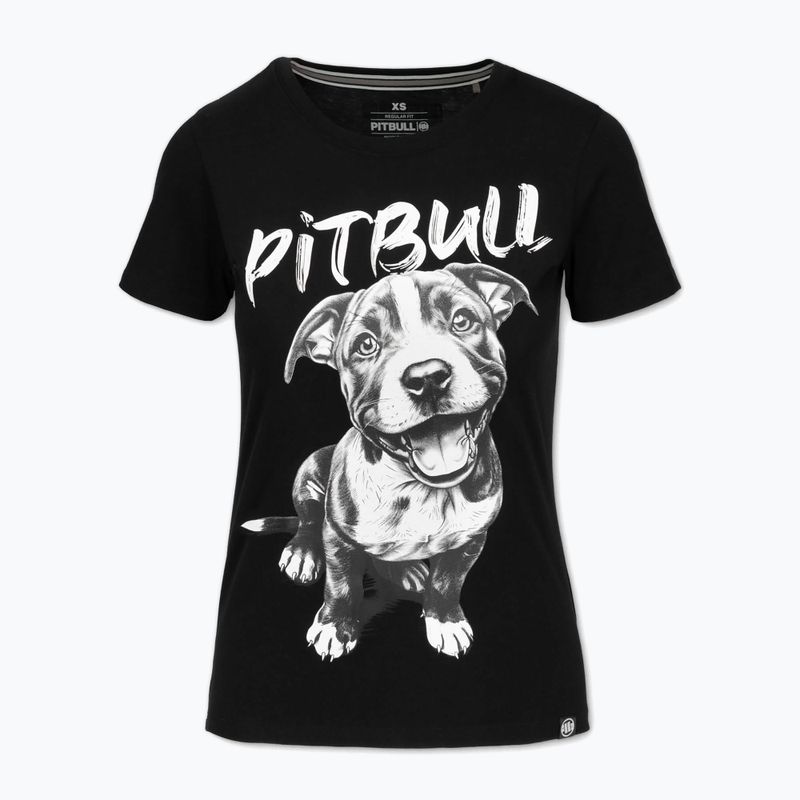 Moteriški marškinėliai Pitbull Puppy 2 black 5
