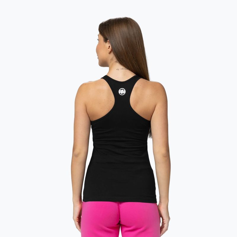 Moteriškas tank topas Pitbull R Tank Top black 3