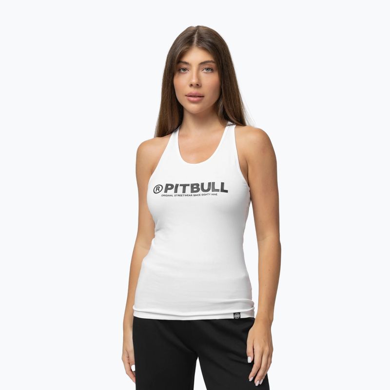 Moteriškas tank topas Pitbull R Tank Top white