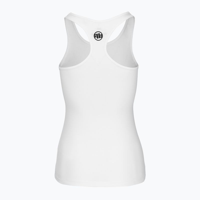 Moteriškas tank topas Pitbull R Tank Top white 2