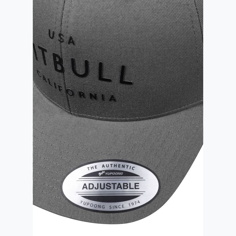 Pitbull Snapback ,,USA CAL" Klasikinė žemo profilio grafitinė beisbolo kepuraitė 4