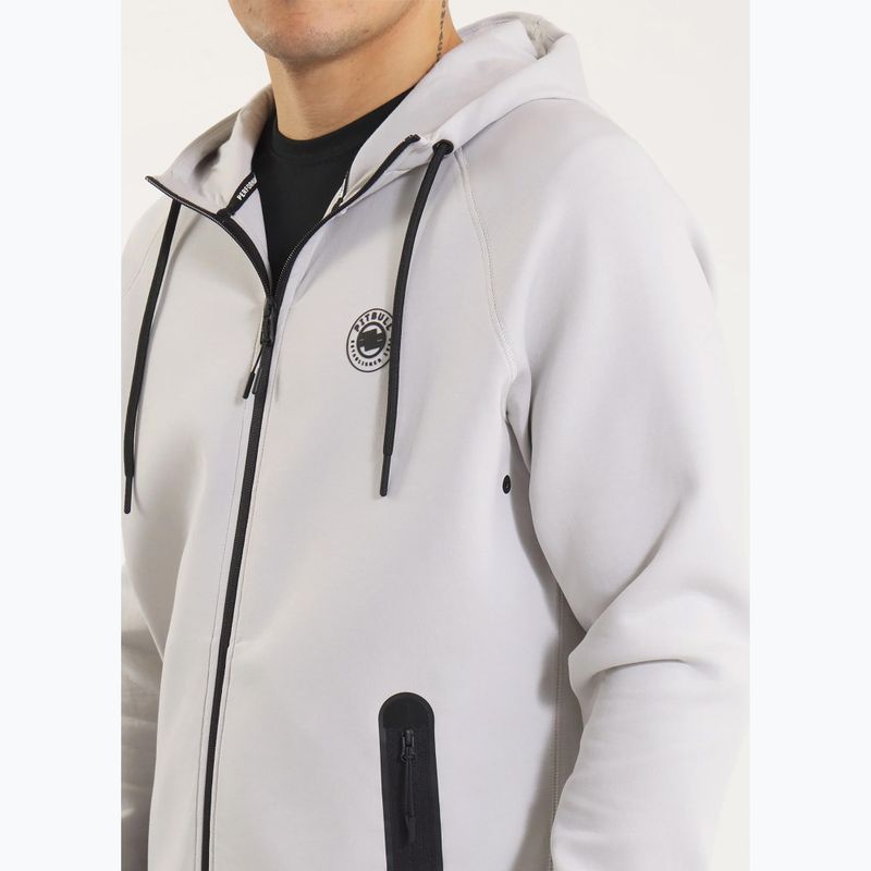 Vyriškas džemperis Pitbull Dogwood Hooded Zip Sweatshirt white/blue 4