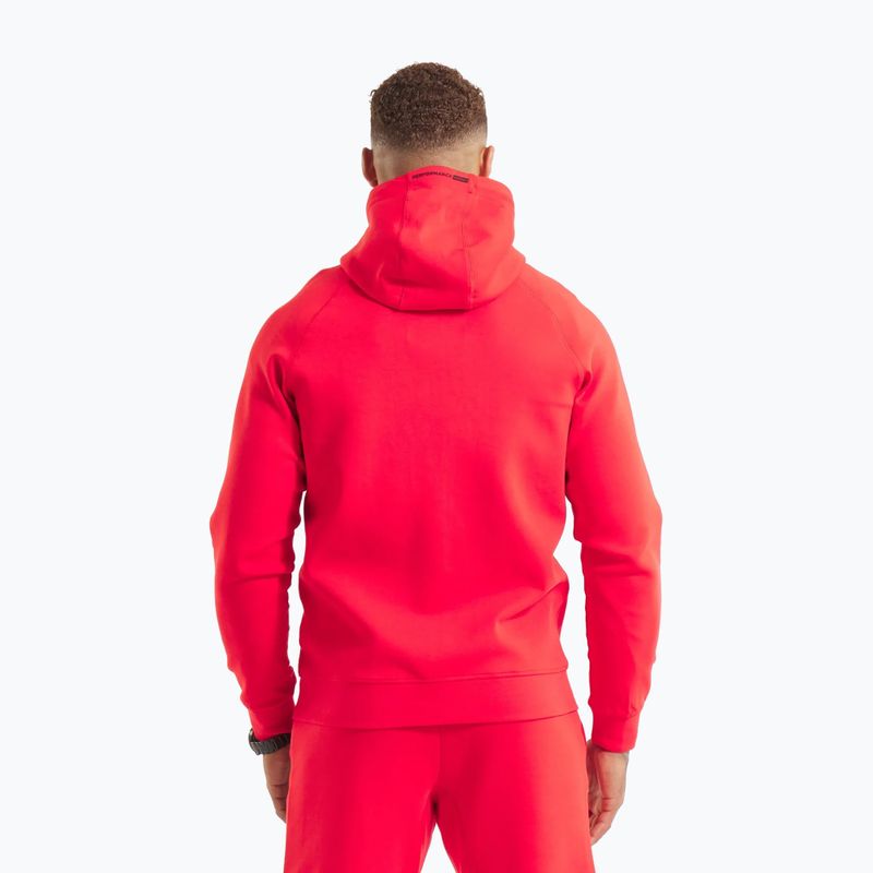Vyriškas džemperis Pitbull Dogwood Hooded Zip Sweatshirt fluo/red 3