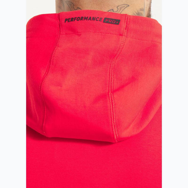 Vyriškas džemperis Pitbull Dogwood Hooded Zip Sweatshirt fluo/red 4