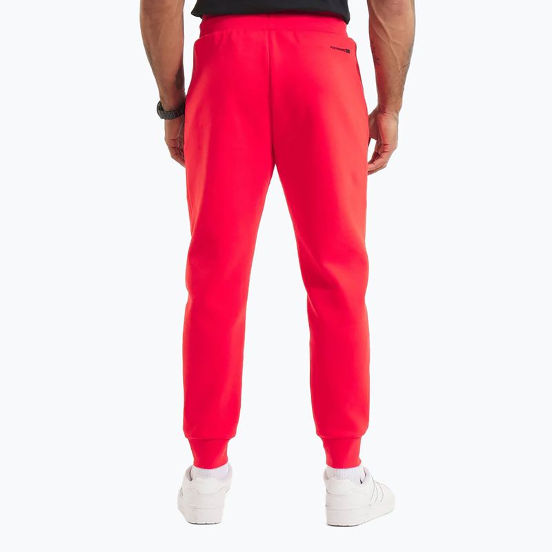 Pitbull vyriškos sportinės kelnės Dogwood Fluo/red 2