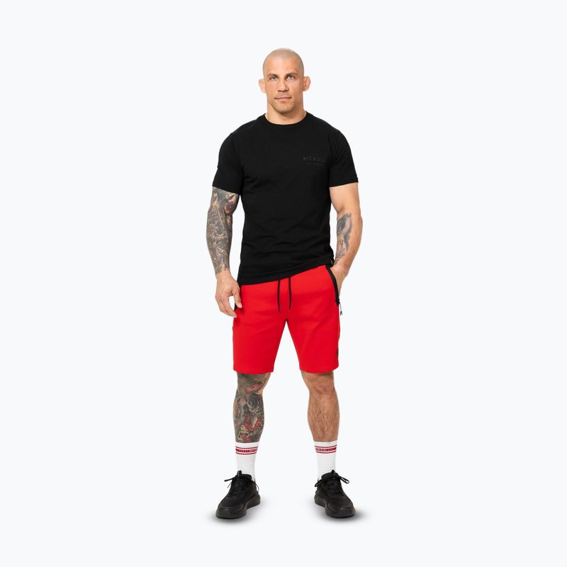 Vyriški šortai Pitbull Dogwood Sport fluo/red 2