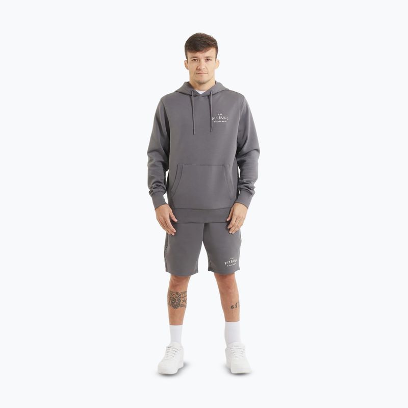 Vyriškas džemperis Pitbull Sampson Hooded Sweatshirt graphite 2