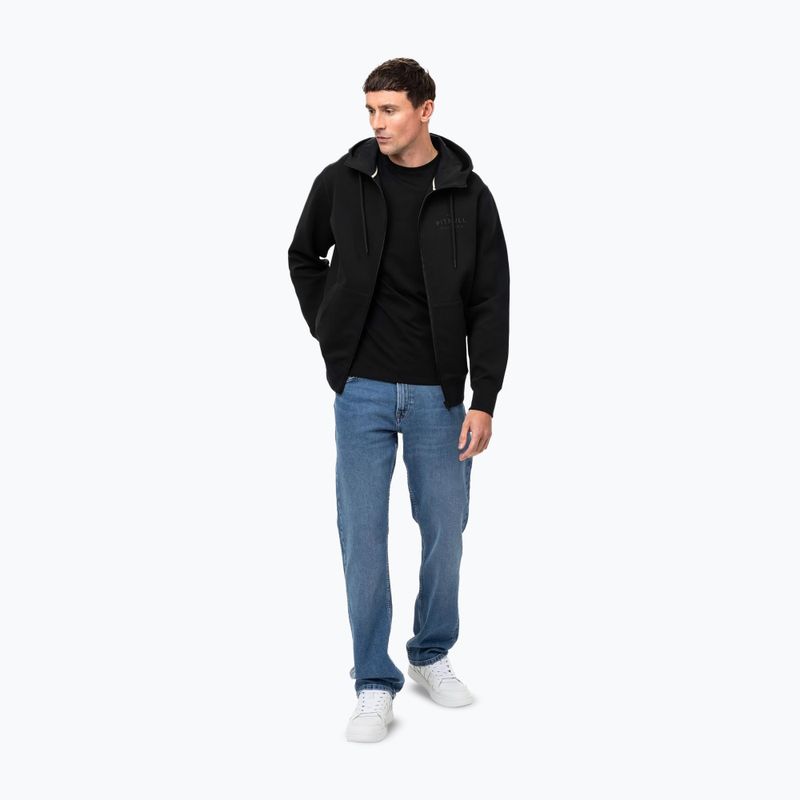 Vyriškas džemperis Pitbull Sampson Hooded Zip Sweatshirt black 2