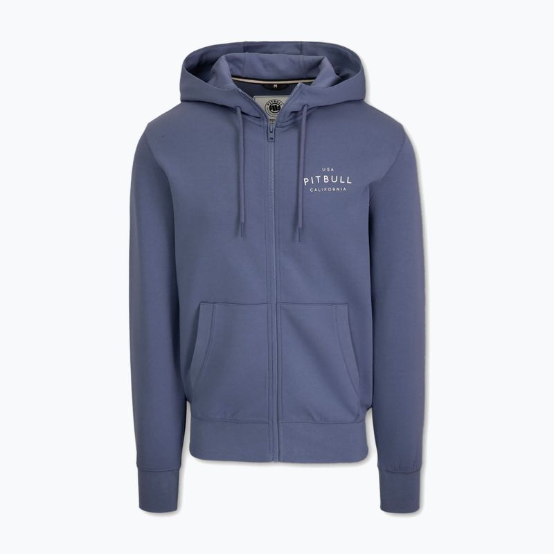 Vyriškas džemperis Pitbull Sampson Hooded Zip Sweatshirt navy jeans 5