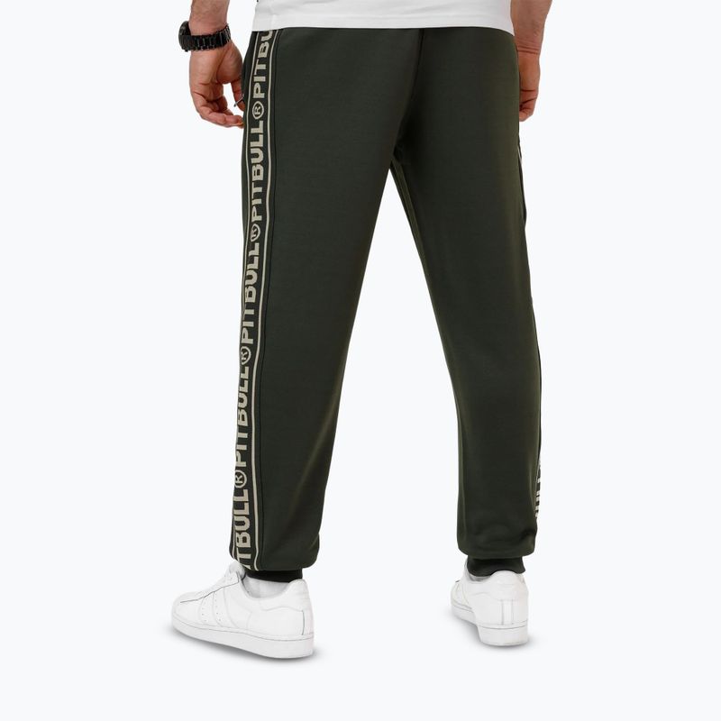 Vyriškos kelnės Pitbull Trackpants Tape Logo Terry Group old green 2