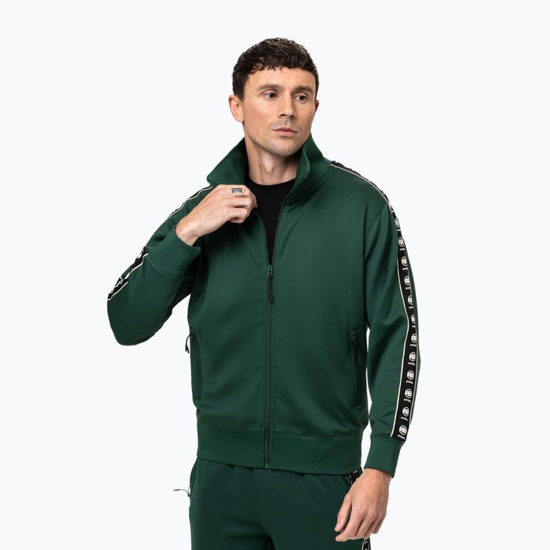 Vyriškas džemperis Pitbull Track Jacket Powers bottle green 5