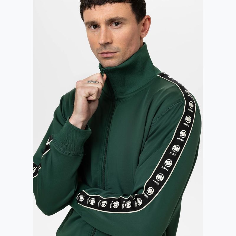 Vyriškas džemperis Pitbull Track Jacket Powers bottle green 6