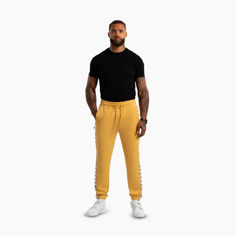 Vyriškos kelnės Pitbull Track Pants Powers pale yellow 2