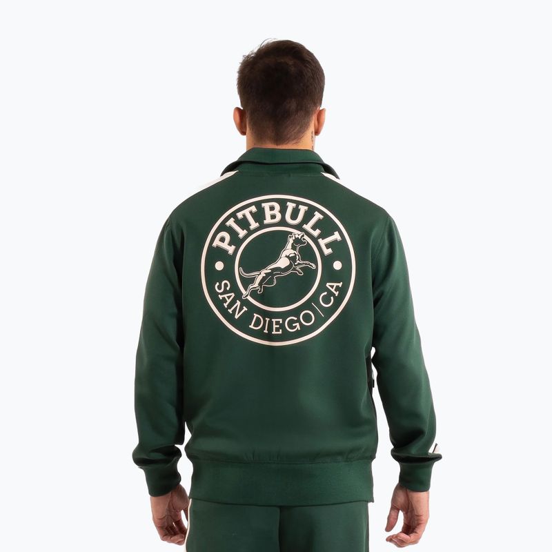 Vyriškas džemperis Pitbull Track Jacket San Diego bottle green 3
