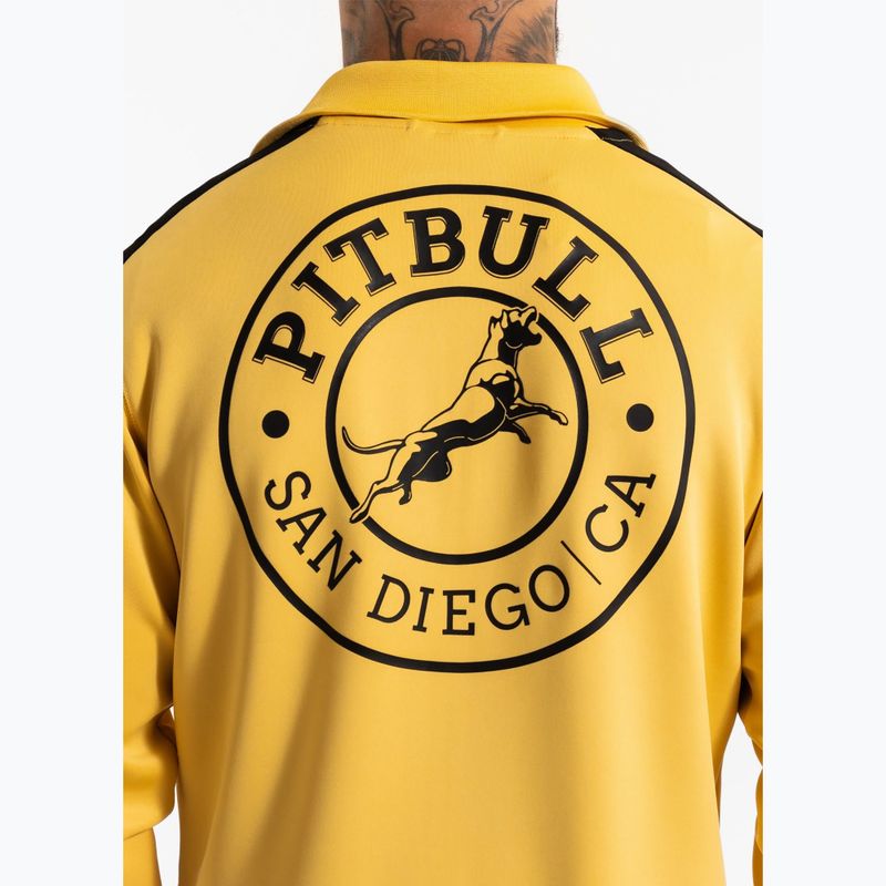 Vyriškas džemperis Pitbull Track Jacket San Diego pale yellow 4