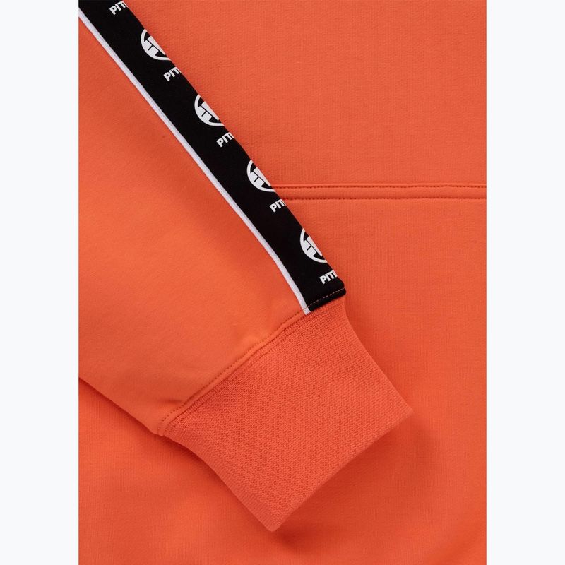 Vyriškas džemperis Pitbull Tape Nugget Hooded Sweatshirt bright salmon 10