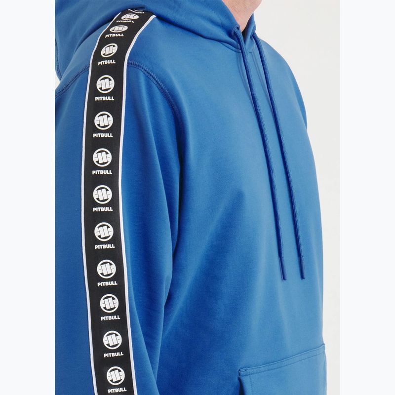 Vyriškas džemperis Pitbull Tape Nugget Hooded Sweatshirt electric blue 4