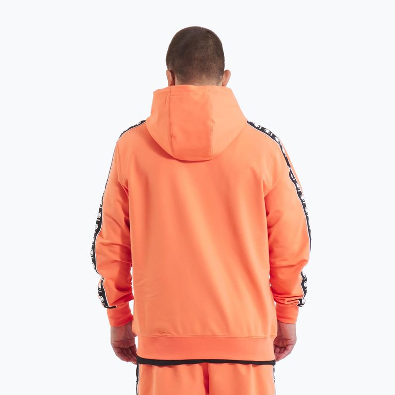 Vyriškas džemperis Pitbull Tape Nugget Hooded Zip Sweatshirt bright salmon 3