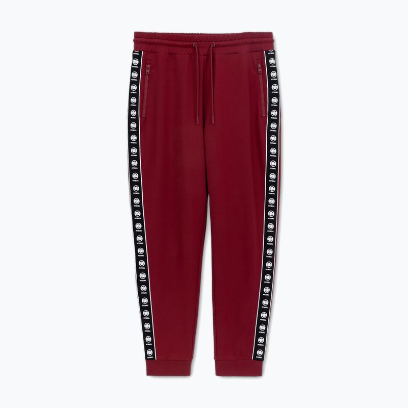 Vyriškos kelnės Pitbull Tape Nugget Jogging burgundy 5