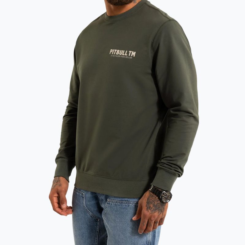Vyriškas džemperis Pitbull Para Bellum Crewneck Sweatshirt old green 3