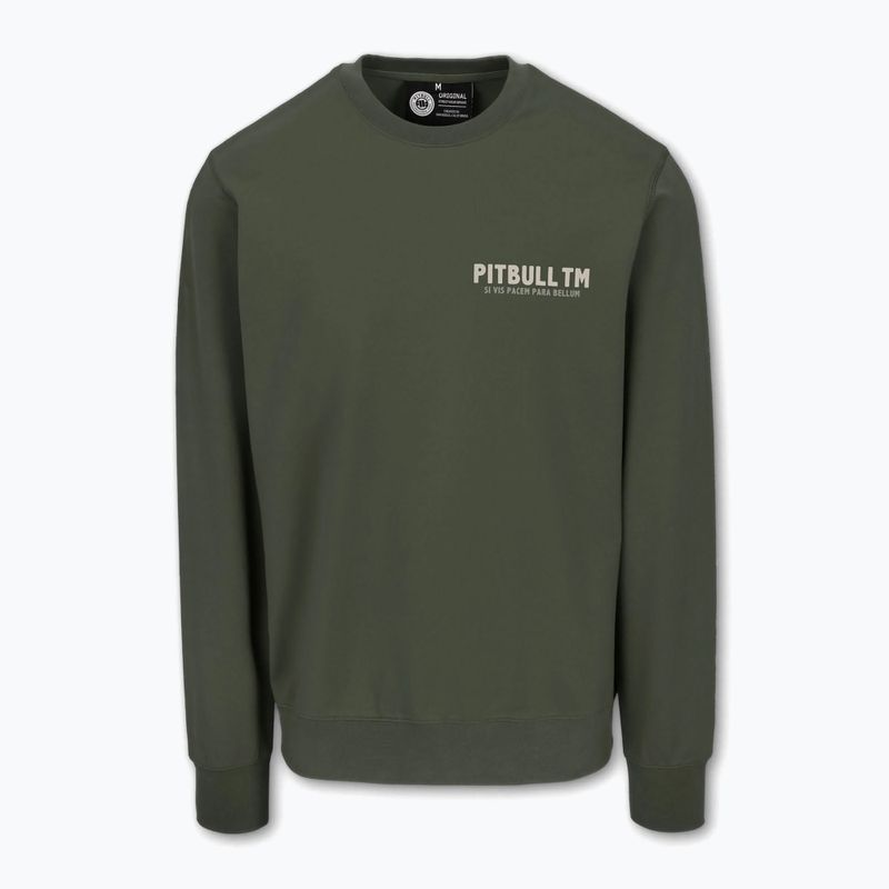 Vyriškas džemperis Pitbull Para Bellum Crewneck Sweatshirt old green