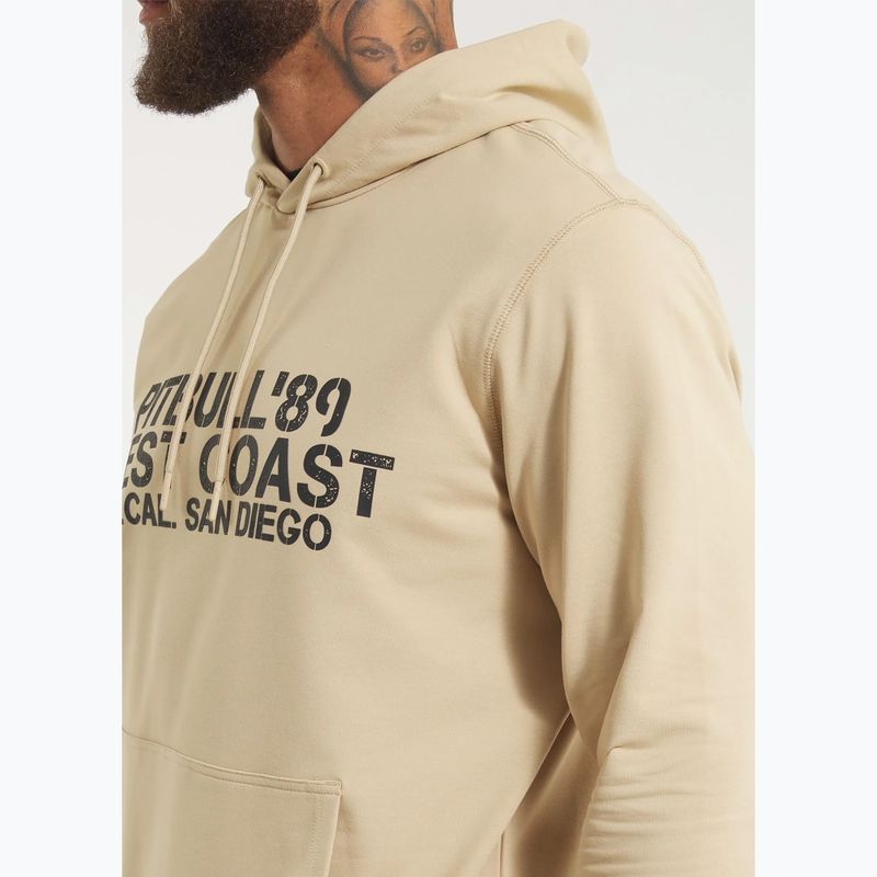 Vyriškas džemperis Pitbull Driving Hooded Sweatshirt pale sand 6