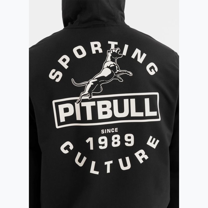 Vyriškas džemperis Pitbull Physical Culture Hooded Zip Sweatshirt black 3