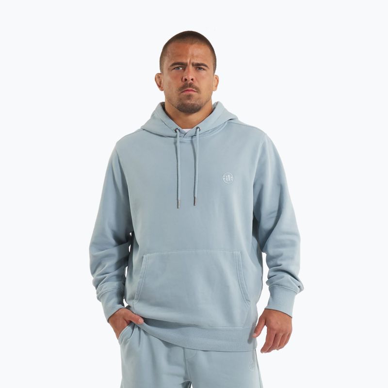 Vyriškas džemperis Pitbull Lancaster 2 Hooded Sweatshirt washed blue