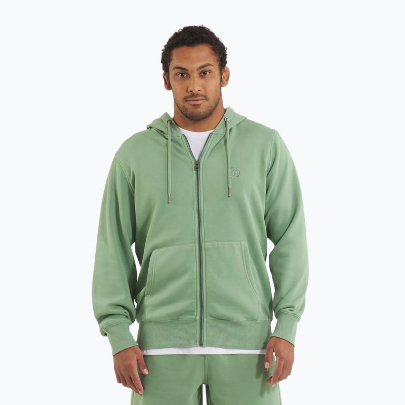 Vyriškas džemperis Pitbull Lancaster 2 Hooded Zip Sweatshirt washed green