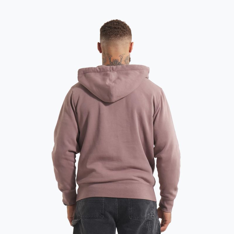 Vyriškas džemperis Pitbull Lancaster 2 Hooded Zip Sweatshirt washed burgundy 3