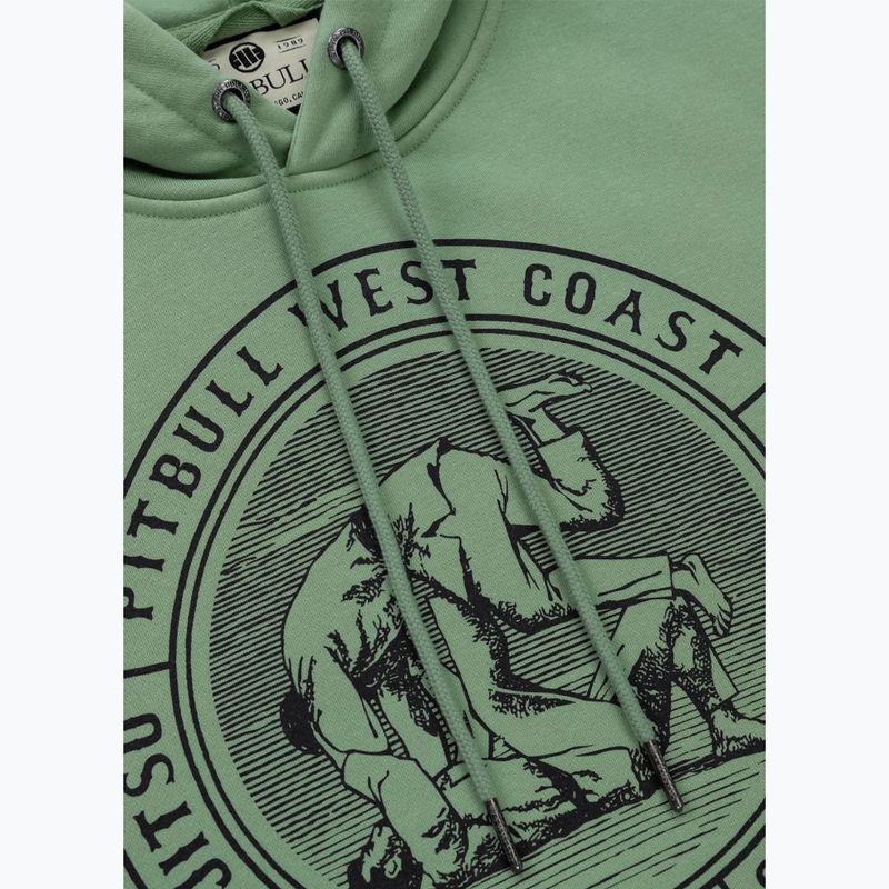 Vyriškas džemperis Pitbull Vintage Bjj Hooded Sweatshirt washed green 6