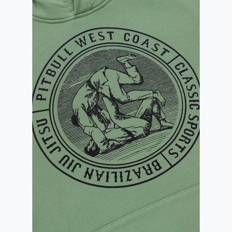 Vyriškas džemperis Pitbull Vintage Bjj Hooded Sweatshirt washed green 7