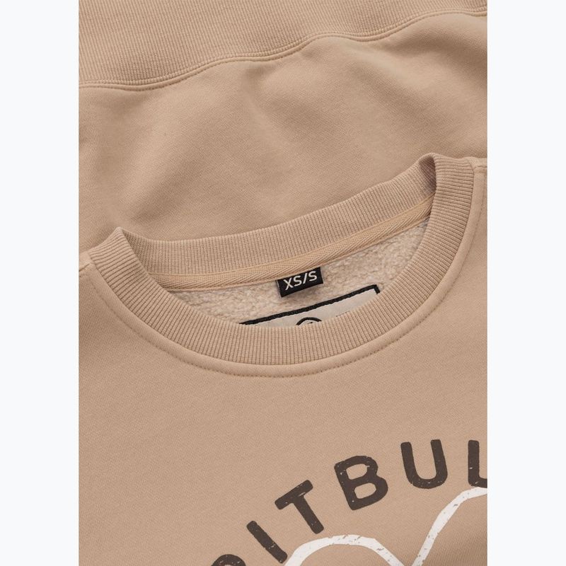 Moteriškas džemperis Pitbull Manzanita Heart Crewneck Sweatshirt sand 6