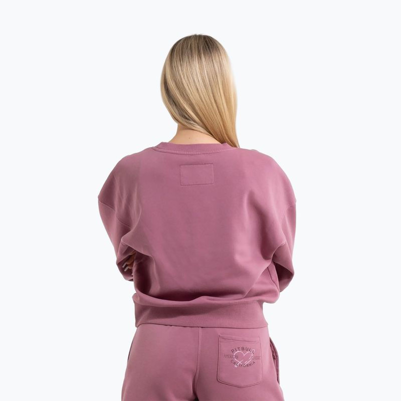 Moteriškas džemperis Pitbull Manzanita Heart Crewneck Sweatshirt pink 3
