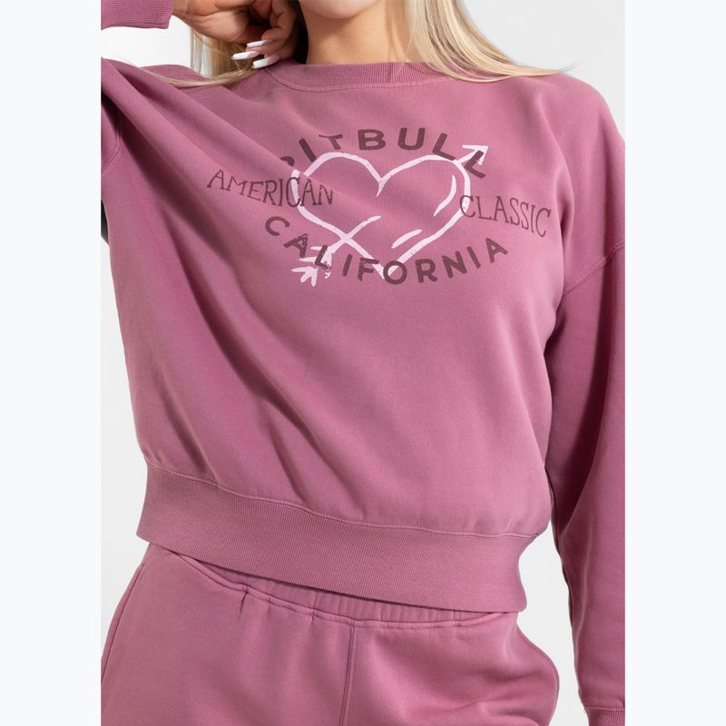 Moteriškas džemperis Pitbull Manzanita Heart Crewneck Sweatshirt pink 4