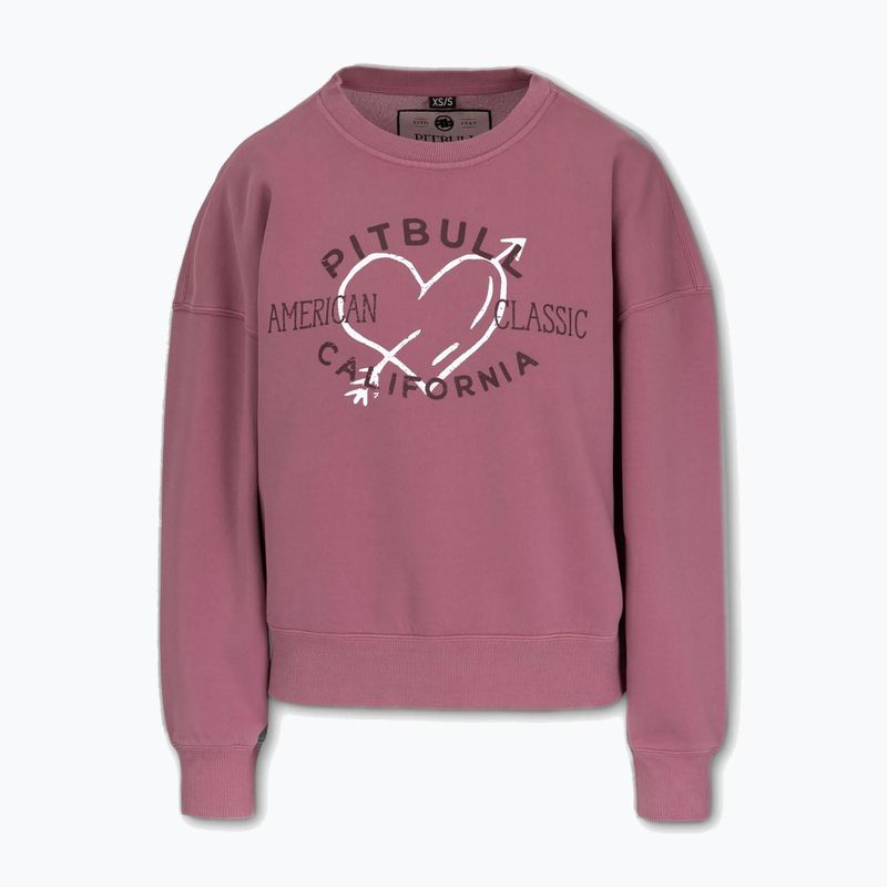 Moteriškas džemperis Pitbull Manzanita Heart Crewneck Sweatshirt pink 6