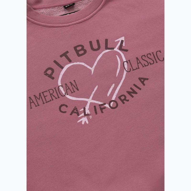 Moteriškas džemperis Pitbull Manzanita Heart Crewneck Sweatshirt pink 9