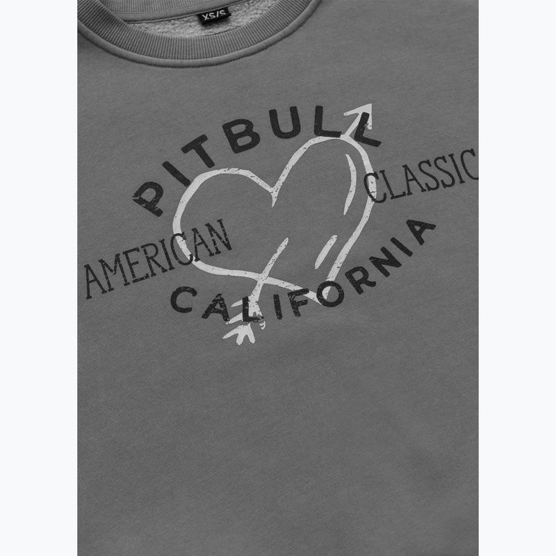 Moteriškas džemperis Pitbull Manzanita Heart Crewneck Sweatshirt washed grey 7