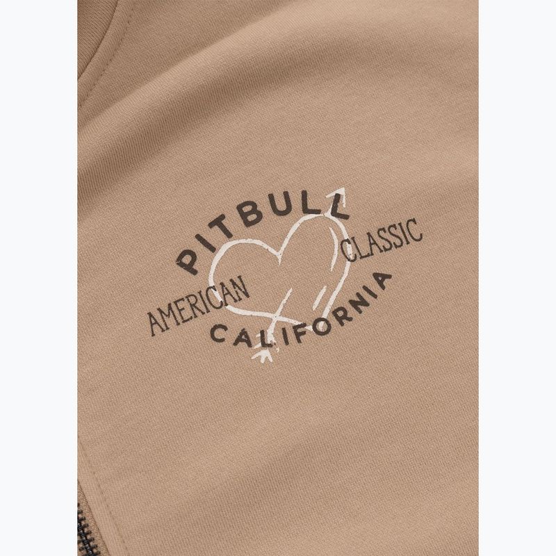 Moteriškas džemperis Pitbull Manzanita Heart Hooded Zip Sweatshirt sand 6