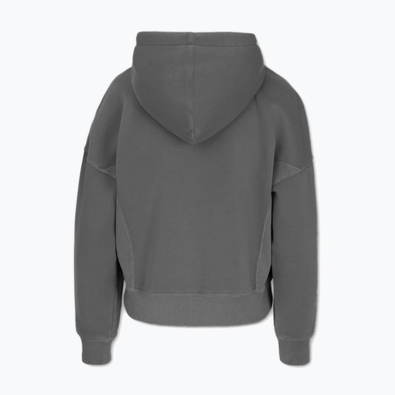 Moteriškas džemperis Pitbull Manzanita Heart Hooded Zip Sweatshirt washed grey 5