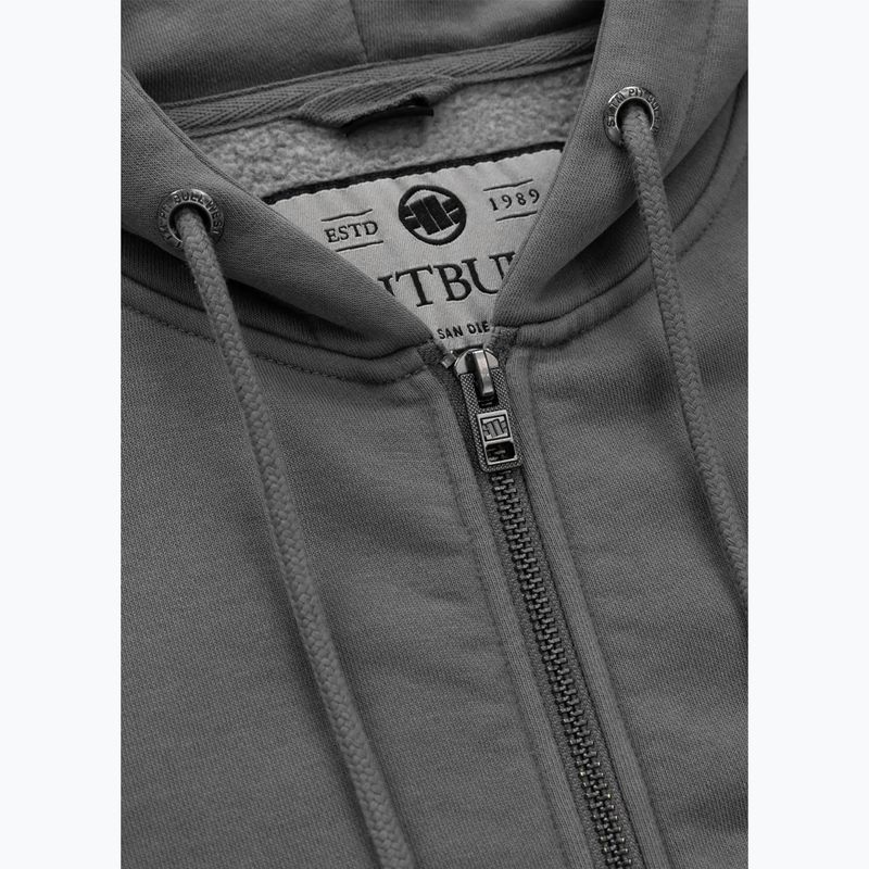 Moteriškas džemperis Pitbull Manzanita Heart Hooded Zip Sweatshirt washed grey 6