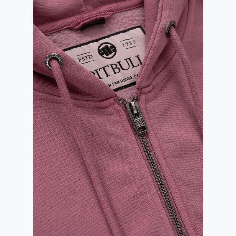 Moteriškas džemperis Pitbull Manzanita Heart Hooded Zip Sweatshirt pink 7