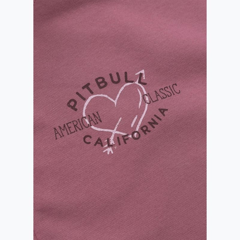 Moteriškas džemperis Pitbull Manzanita Heart Hooded Zip Sweatshirt pink 9