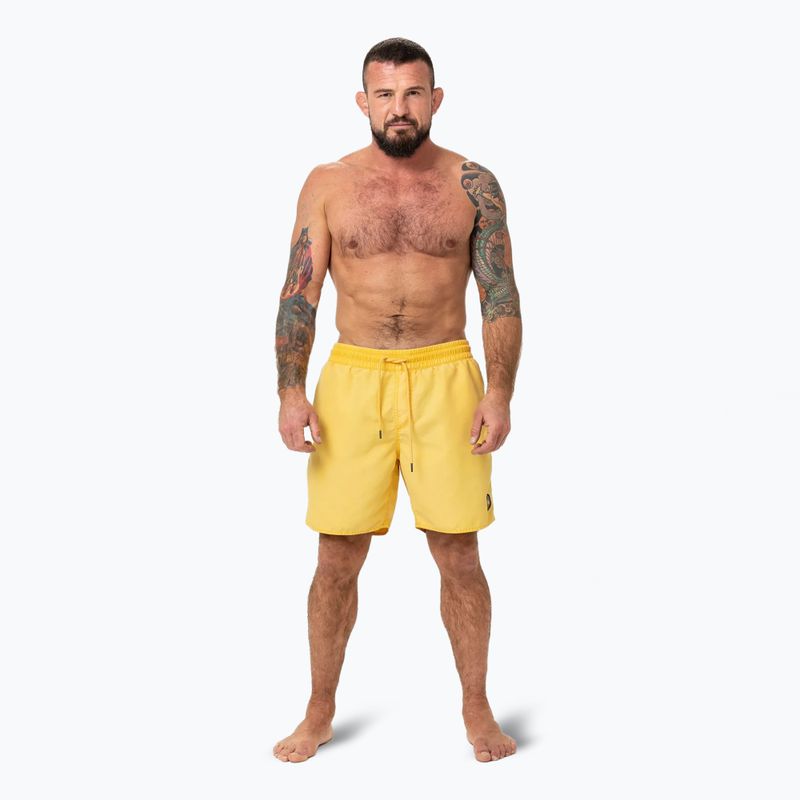 Vyriški maudymosi šortai Pitbull Balfour washed yellow 2