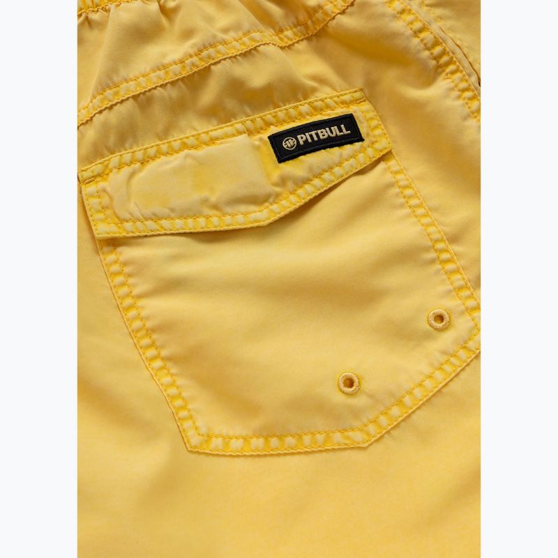 Vyriški maudymosi šortai Pitbull Balfour washed yellow 5