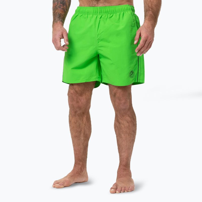 Vyriški maudymosi šortai Pitbull Crownhill fluo green 4