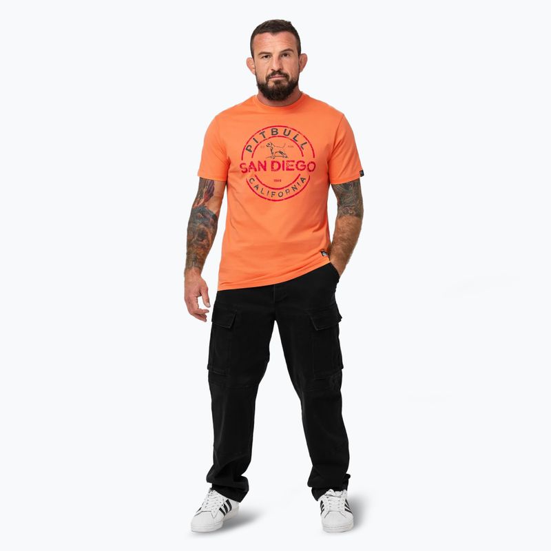 Vyriški marškinėliai Pitbull San Diego Ins. fluo orange 2